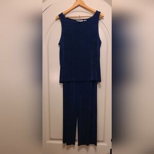 French Laundry Navy Top & Pant Set